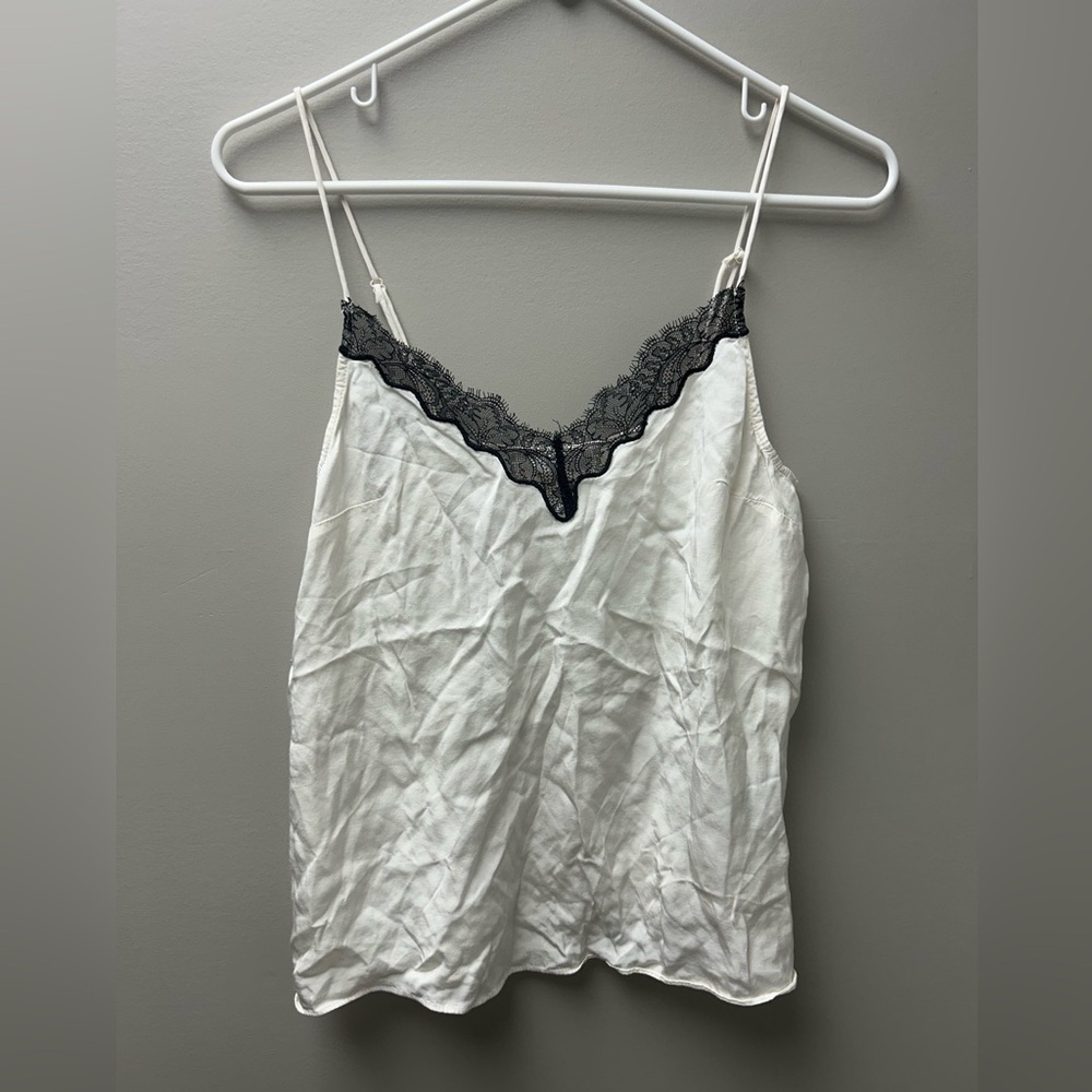 H&M Women’s Black Lace Trimmed Camisole